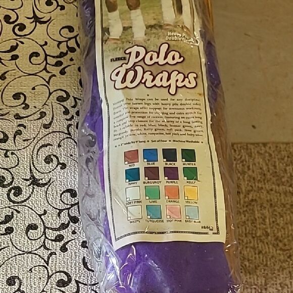 Purple Polo Wraps - Picture 1 of 4